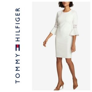 Tommy Hilfiger Bell Sleeve Sheath Dress Size 6